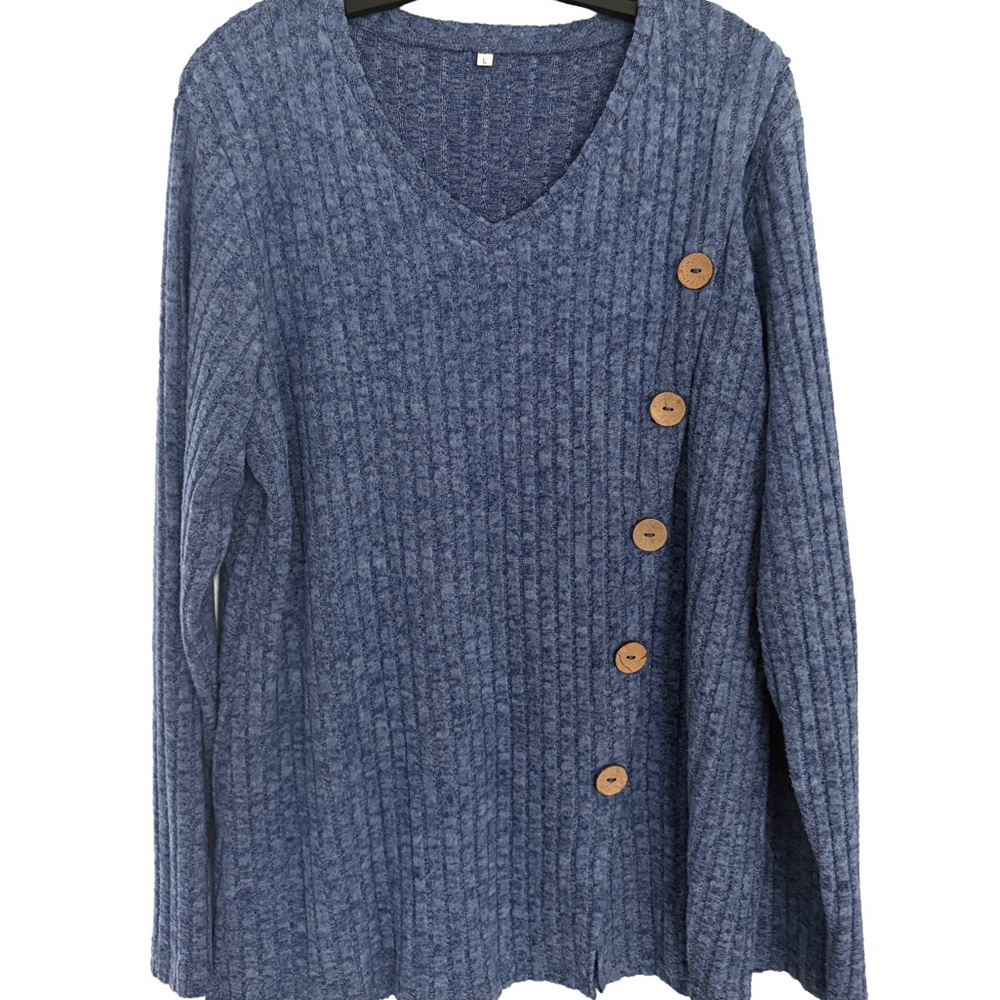 Womens’s casual sweater Blue Size XL